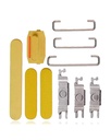 Boutons Power-Volume-Switch pour iPhone 14 et 14 Plus - Jaune