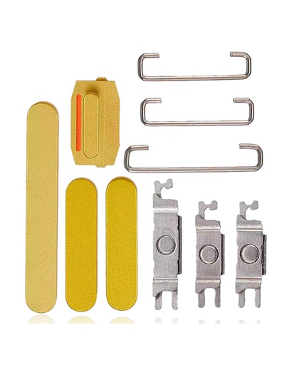 Boutons Power-Volume-Switch pour iPhone 14 et 14 Plus - Jaune