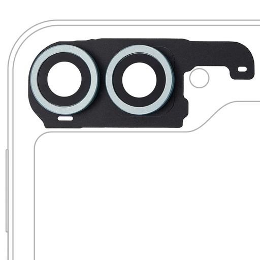 Lentille caméra arrière avec support pour SAMSUNG Z Flip 6 5G - F741 - Premium - Menthe