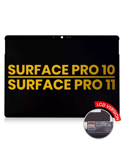 Bloc écran LCD avec vitre tactile pour MICROSOFT Surface Pro 10 et Pro 11 - Reconditionné - Noir