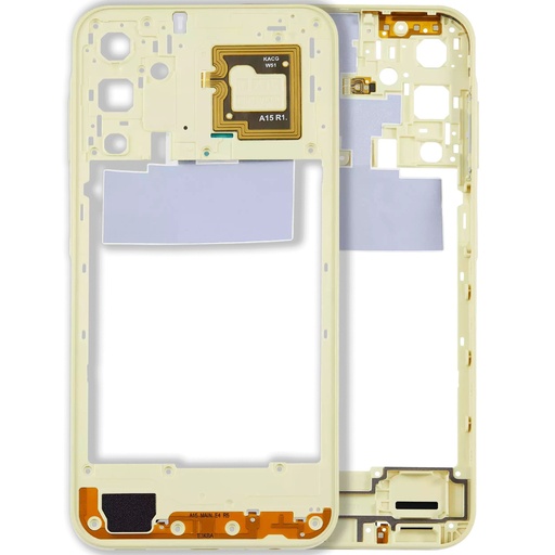 Châssis intermédiaire pour SAMSUNG A15 5G - A156 2023 - Personnality Yellow