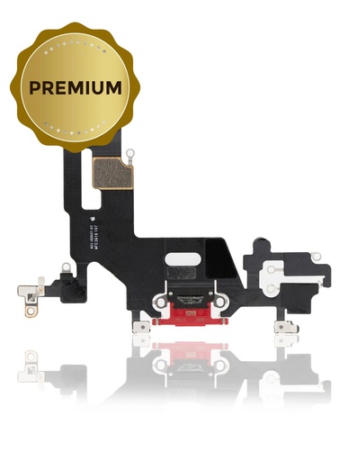 Connecteur de charge avec nappe pour iPhone 11 - Premium - Rouge