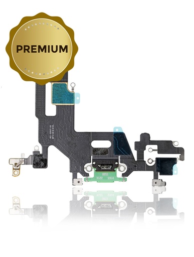 Connecteur de charge avec nappe pour iPhone 11 - Premium - Vert