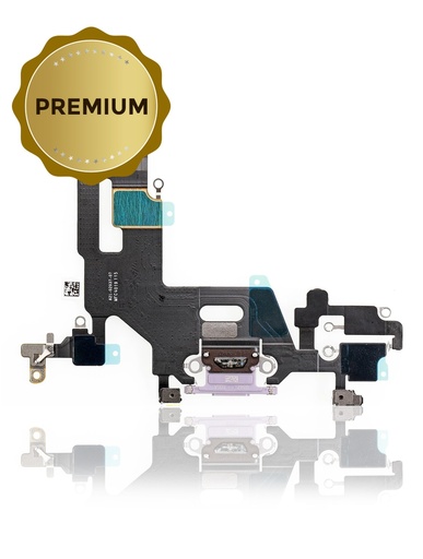 Connecteur de charge avec nappe pour iPhone 11 - Premium - Violet