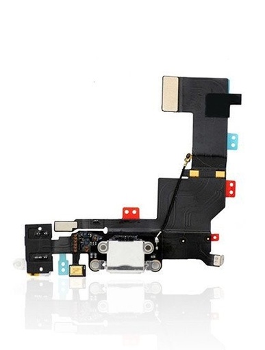 [107082000511] Connecteur de charge compatible iPhone 5S - Argent