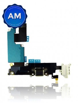 Connecteur de charge avec nappe pour iPhone 6 Plus - Aftermarket - Or