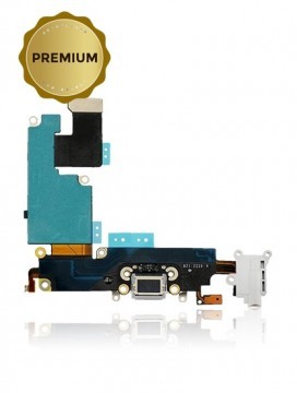 Connecteur de charge avec nappe pour iPhone 6 Plus - Premium - Argent