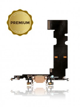 Connecteur de charge avec nappe Pour iPhone 8 Plus - Premium - Or