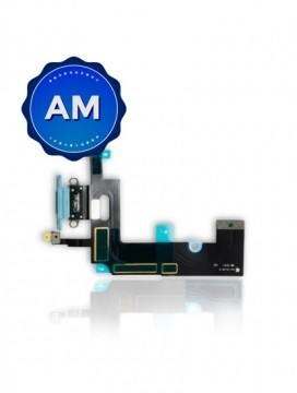 Connecteur de charge avec nappe pour iPhone XR - Aftermarket - Bleu