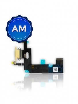 Connecteur de charge avec nappe pour iPhone XR - Aftermarket - Jaune