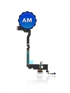 Connecteur de charge avec nappe pour iPhone XS Max - Aftermarket - Argent