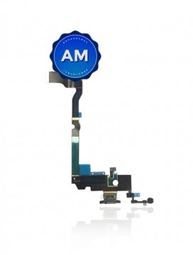 [107082002291] Connecteur de charge compatible iPhone XS Max - Aftermarket - Gris sidéral