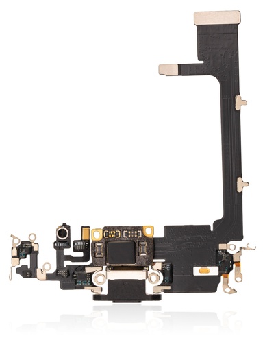 Connecteur de charge pour  iPhone 11 Pro - Aftermarket Plus - Gris sidéral