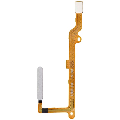 Lecteur d'empreintes digitales avec nappe pour HONOR 90 Lite - Argent Titane