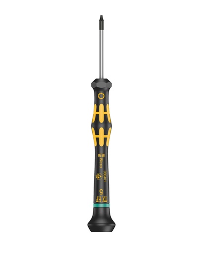 Tournevis Torx T5 x 40 MM avec fonction maintien de vis - Manche Kratform Micro ESD - Série 1567 - Wera