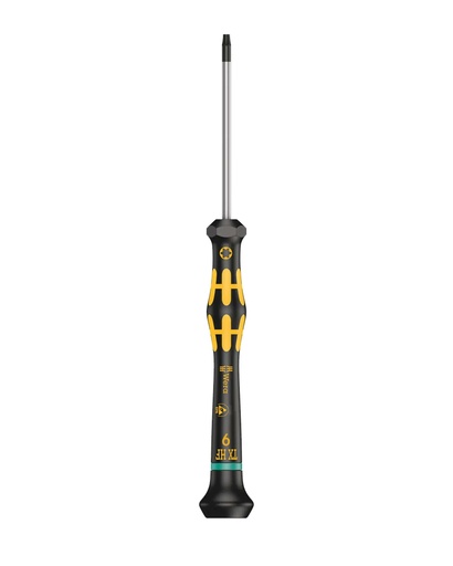 Tournevis Torx T9 x 60 MM avec fonction maintien de vis - Manche Kratform Micro ESD - Série 1567 - Wera