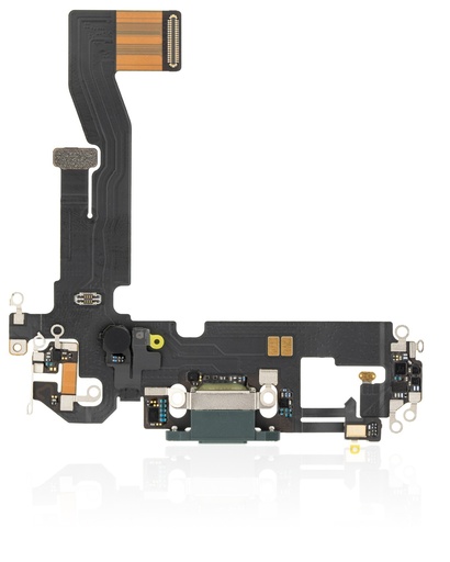 Connecteur de charge avec nappe pour iPhone 12 - 12 Pro - Premium - Bleu Pacifique