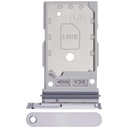 Tiroir Double SIM pour SAMSUNG S25 et S25 Plus - Premium - Argent Ombre