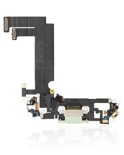 [107082082860] Connecteur de charge pour iPhone 12 Mini - Vert