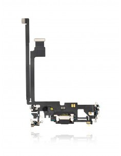 Connecteur de charge avec nappe pour iPhone 12 Pro Max - Premium - Graphite