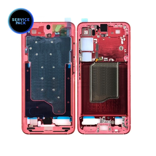 Châssis intermédiaire pour SAMSUNG S25 - S931 - SERVICE PACK - Rouge Corail
