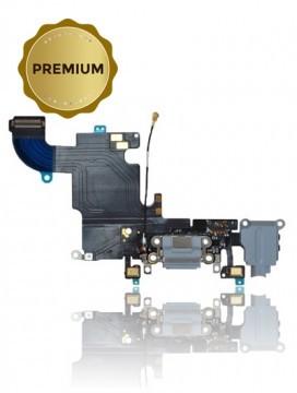 Connecteur de charge avec nappe pour iPhone 6S - Premium - Gris sidéral