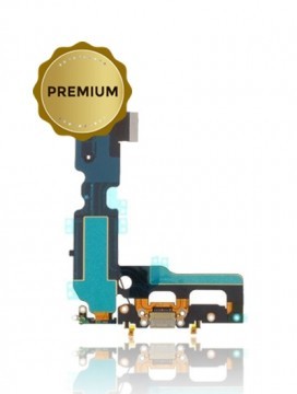 Connecteur de charge avec nappe pour iPhone 7 - Premium - Argent
