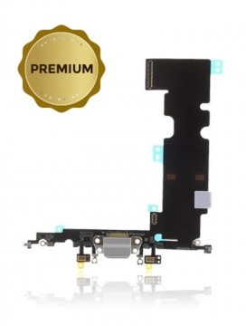 Connecteur de charge avec nappe pour iPhone 8 et SE 2020 - Premium - Argent