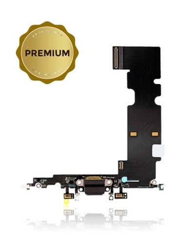 Connecteur de charge avec nappe pour iPhone 8 Plus - Premium - Gris sidéral