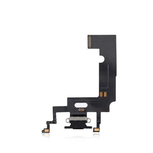 Connecteur de charge avec nappe pour iPhone XR - Aftermarket - Noir