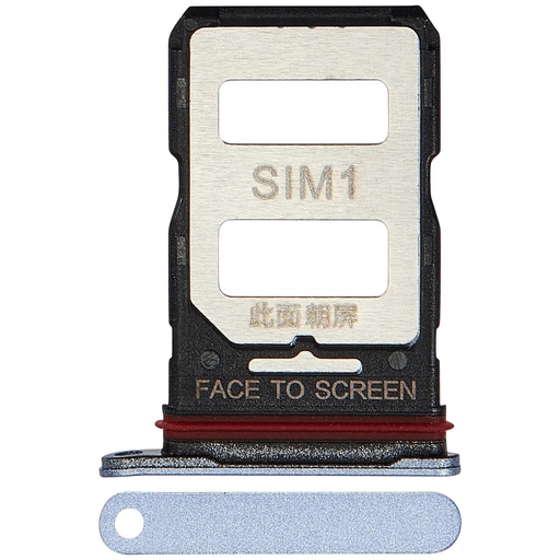 Tiroir Double SIM pour XIAOMI 13T et 13T Pro - Bleu Alpin