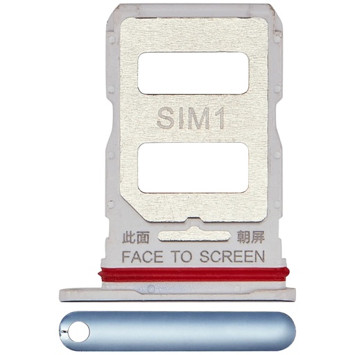 Tiroir Double SIM pour XIAOMI 12T et 12T Pro - Bleu