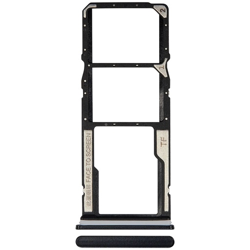 Tiroir Double SIM pour XIAOMI Redmi 10A - Noir Charbon