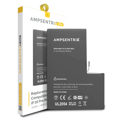 Batterie pour iPhone 16 Pro Max - AmpSentrix Pro