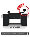 Batterie A2389 compatible pour MacBook Air 13" - A2337 de 2020
