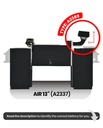 Batterie A2389 pour MacBook Air 13" - A2337 de 2020
