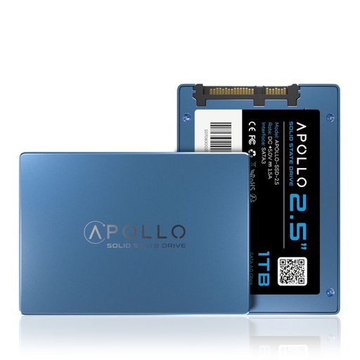 Disque Dur SSD Apollo 2,5 pouces SATA 3 - 3D Nand - 1T