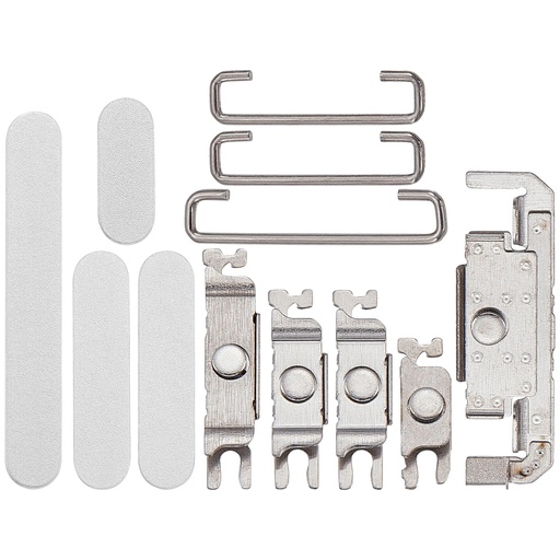 Boutons Power-Volume-Switch pour iPhone 16 et 16 Plus - Blanc