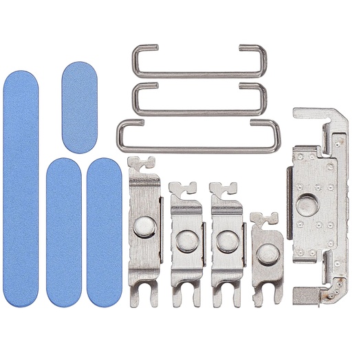 Boutons Power-Volume-Switch pour iPhone 16 Pro et 16 Pro Max - Bleu Ultramarine