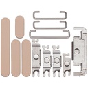 Boutons Power-Volume-Switch pour iPhone 16 Pro et 16 Pro Max - Titane du désert