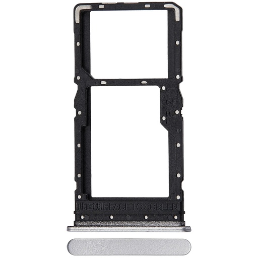 Tiroir SIM pour XIAOMI Redmi 12 5G - Argent lunaire