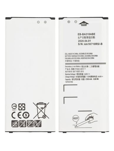 Batterie pour SAMSUNG A3 2016 - A310F - EB-BA310ABE