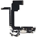 Connecteur de charge avec nappe pour iPhone 15 Pro Max - Aftermarket Plus - Titane Naturel