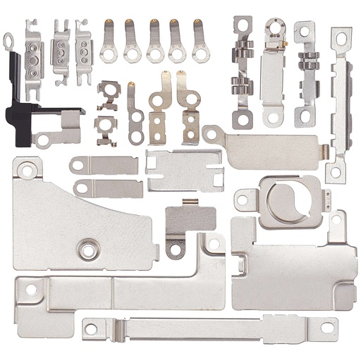 Kit complet de petits supports métalliques pour iPhone 15 Plus
