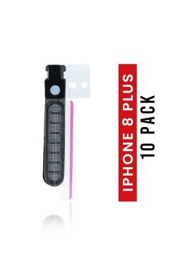 [107082001851] Grille anti-poussière micro et haut parleur Pour iphone 8 Plus- sachet de 10