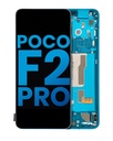 Bloc écran LCD avec châssis pour XIAOMI Poco F2 Pro - Aftermarket Incell - Bleu Néon