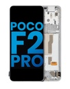Bloc écran LCD avec châssis pour XIAOMI Poco F2 Pro - Aftermarket Incell - Blan fantôme