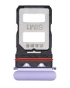 Tiroir Double SIM pour XIAOMI Redmi K30 Pro et Poco F2 Pro - Violet électrique
