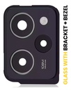 Lentille caméra arrière avec support pour XIAOMI Redmi Note 12 Pro Speed et Poco X5 Pro 5G - Noir
