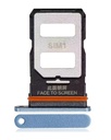 Tiroir Double SIM pour XIAOMI Redmi Note 12 Pro Speed et Poco X5 Pro 5G - Bleu